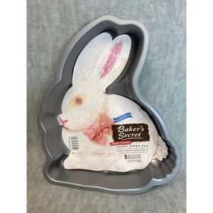 Baker's Secret Easter Bunny Pan, Nonstick Cake Mold, Rabbit Baking‎ Form